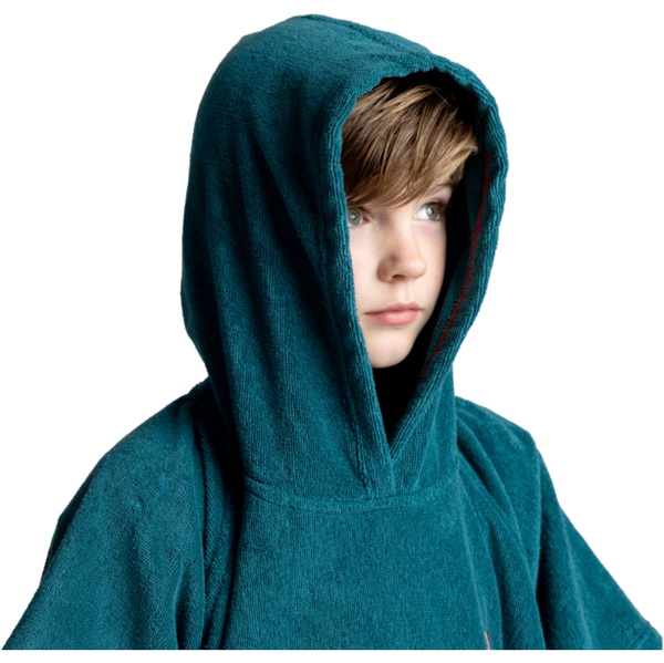 2026 Red Paddle Co Junior Håndklæde Poncho Skift Kåbe 02-009-006-0386- Deep Teal